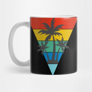 Retrowave Sunset Plan Mug